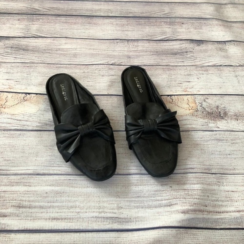 Black Indigo Rein Mariela Mules Size 8 - Picture 3 of 5